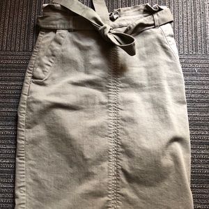Banana Republic Green Denim skirt